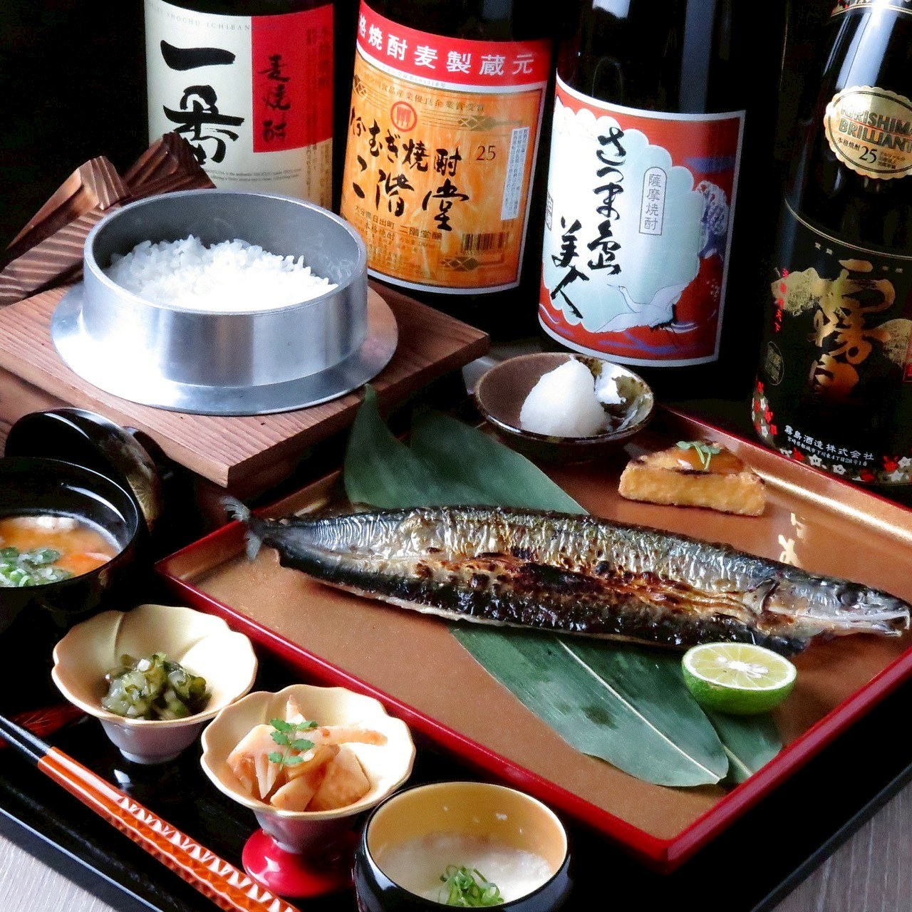 さんま灰干し御膳（1尾）